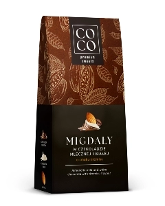 COCO Almond in milk and white chocolate with tiramisu flavour  100g