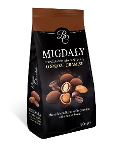 BC Almonds in chocolate  -  with tiramisu flavour