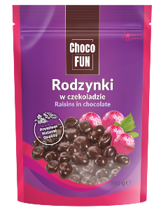 Raisins in dark chocolate 280g